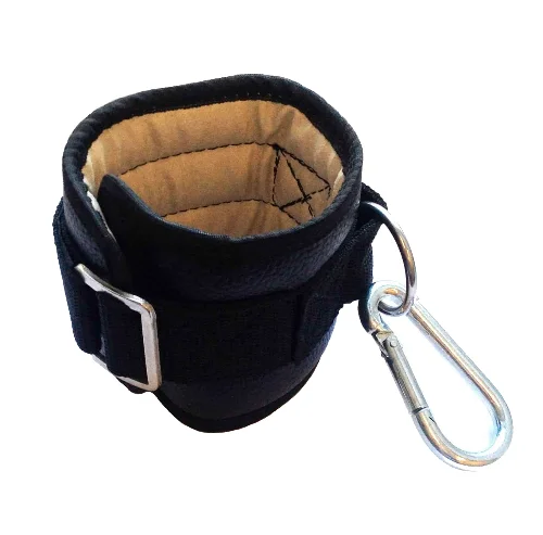 Манжета для тяги натуральная кожа на тренажере с карабином для рук 03-09 Манжета для тяги натуральная кожа на тренажере с карабином для рук 03-09 от магазина Супер Спорт